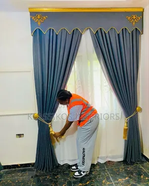 Exquisite Colourful Curtains in Style (Xe#)(Free Delivery)