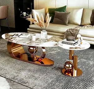 2in1 Luxury Marble Center Table