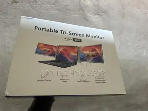 Portable Tri-Screen Monitor
