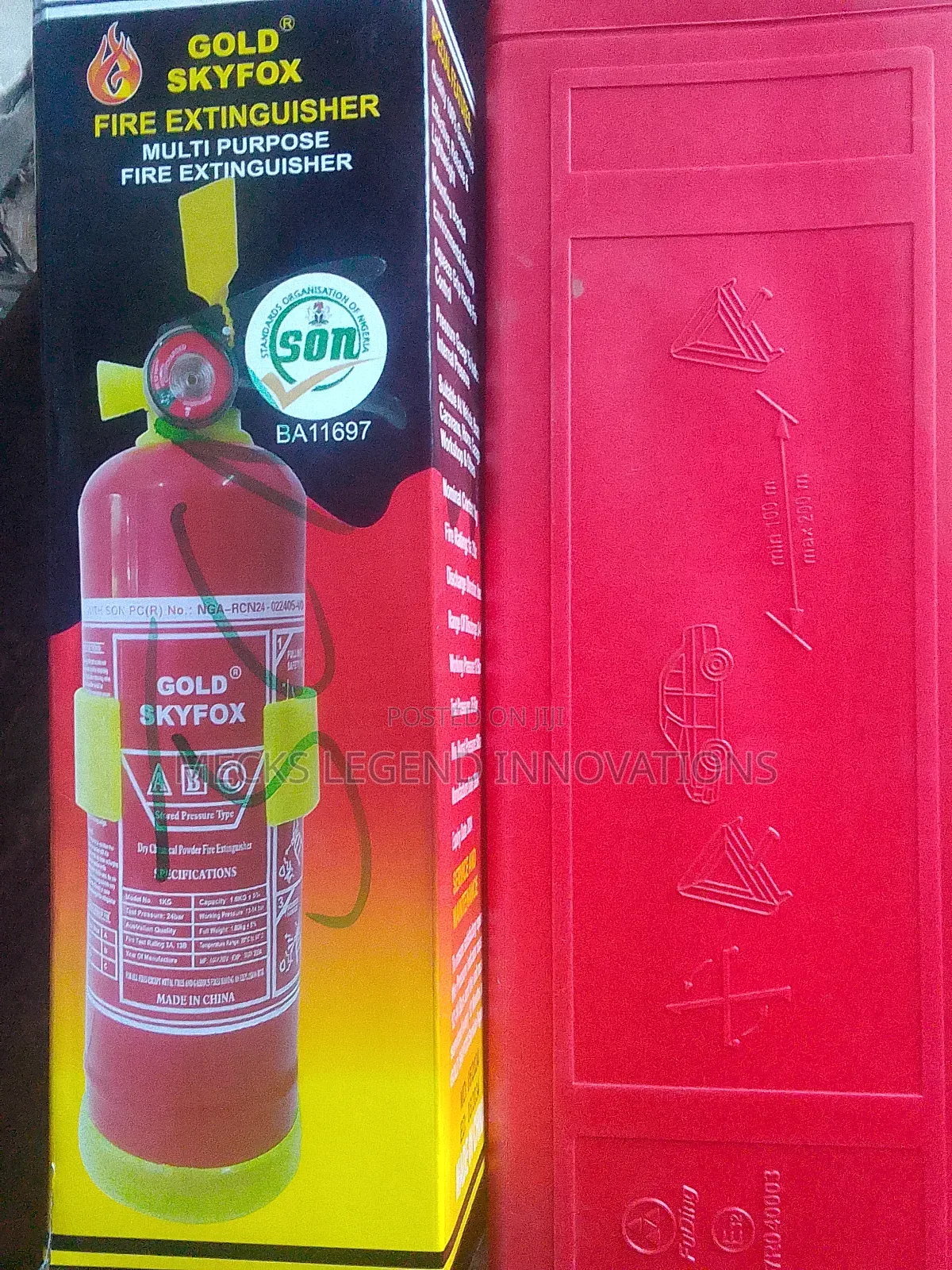 Fire Extinguisher/ C Caution Signs