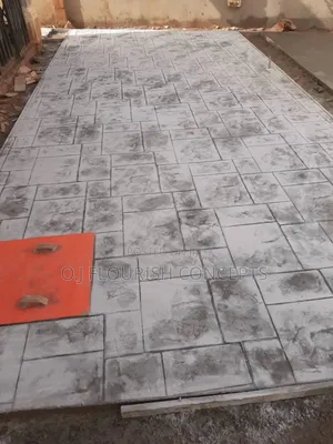 Plain Stamped Concrete Flooring