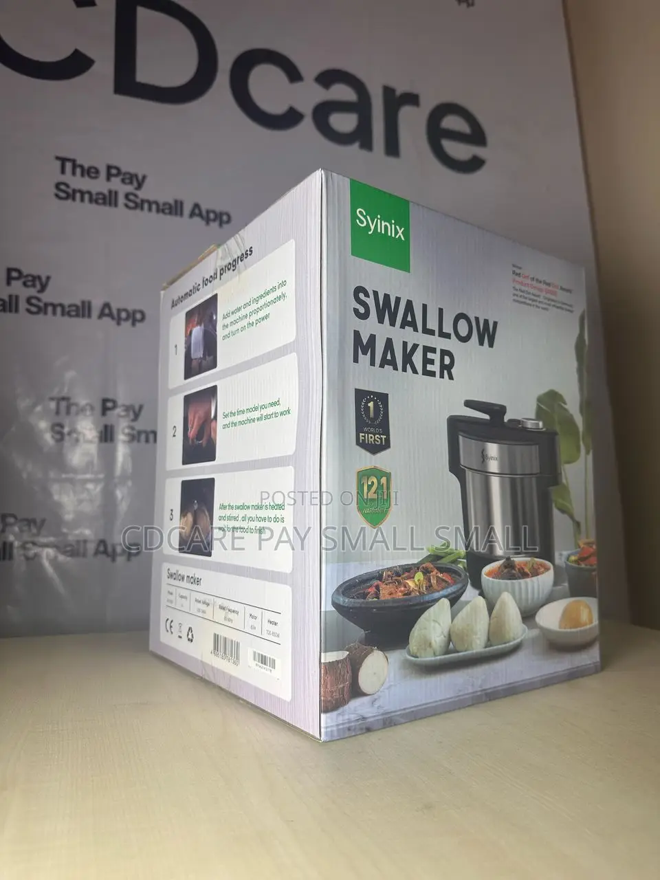 Pay Small Small Syinix Swallow Maker On Cdcare.App