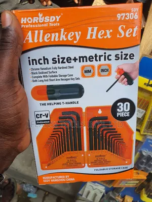 Allen Key Set 30pcs Metric and Imperial