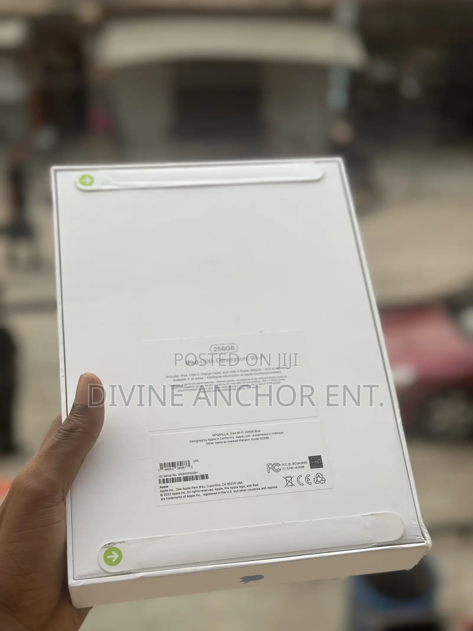 New Apple iPad (2022) 256 GB Blue