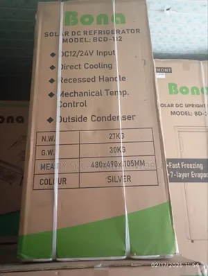 Bona Refrigerator Ac and Dc 112 Liter Standing Fridge
