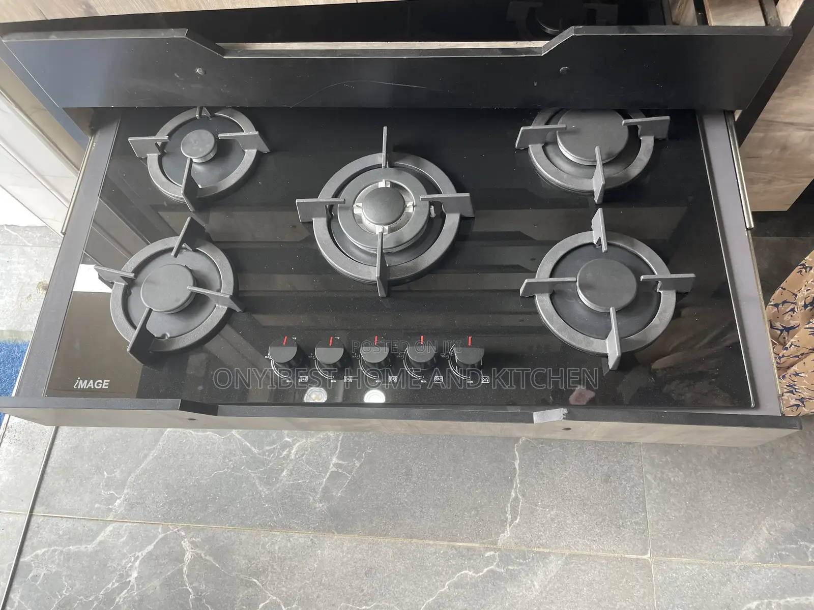 Image 5bunners Automatic Gas Cooker