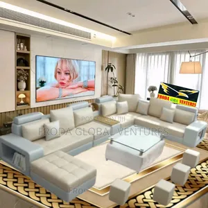 El-Classico Set of U-Shape Sofa Chairs and Table,Side Stools