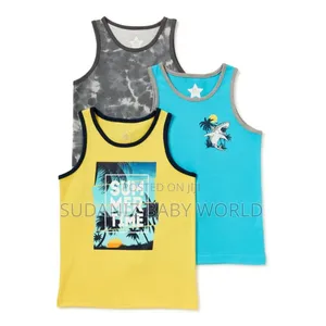 365 Kids Garanimals Boys Summer Multipack Tanks,Sizes 4-10