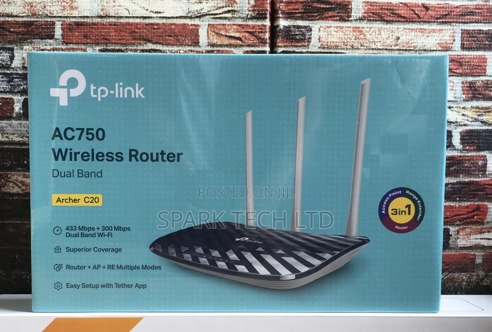 TPLINK AC750 Wireless Dual Band Router