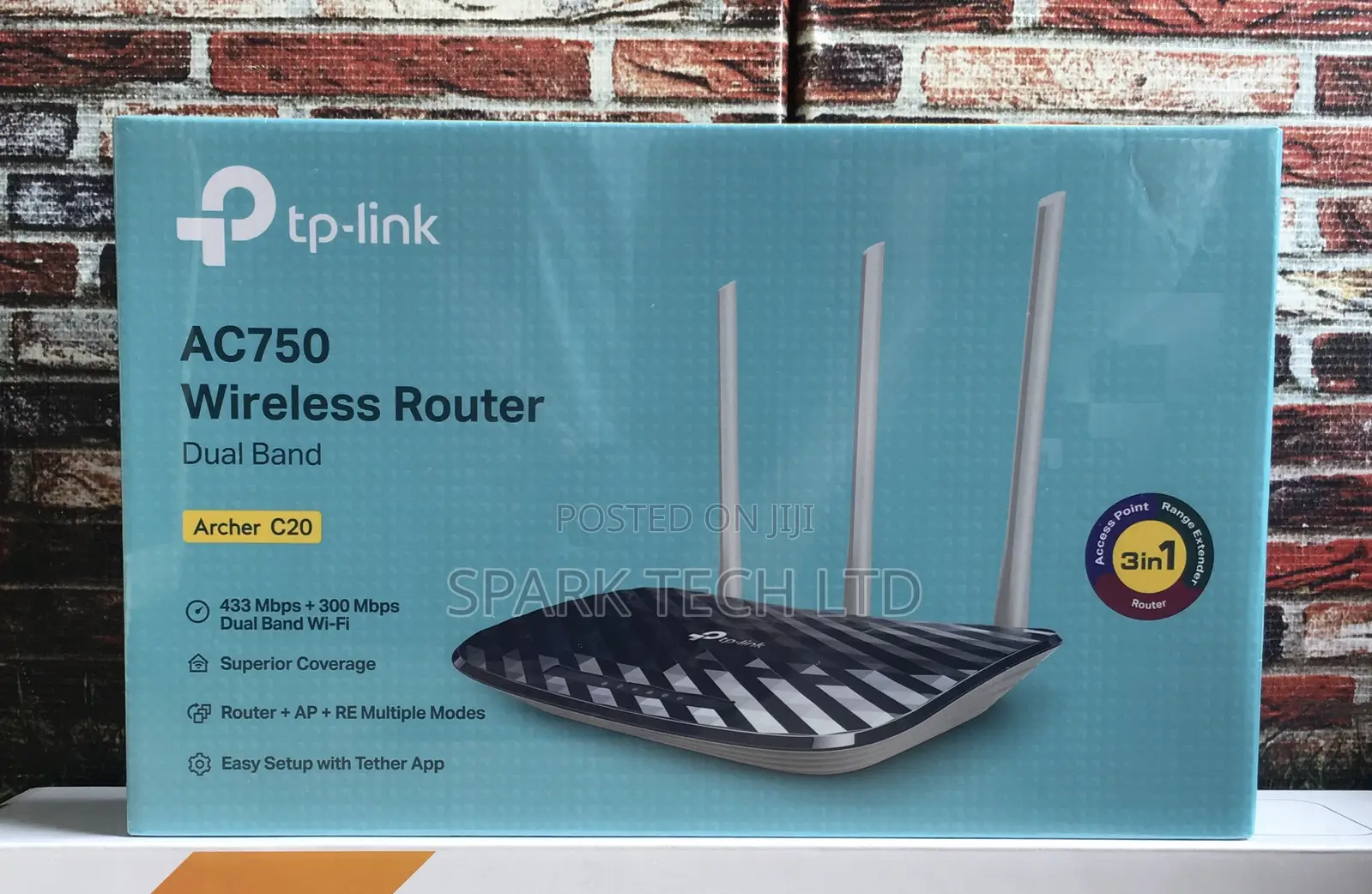 TPLINK AC750 Wireless Dual Band Router