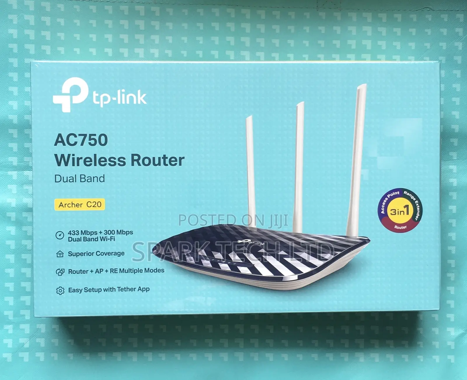 TPLINK AC750 Wireless Dual Band Router