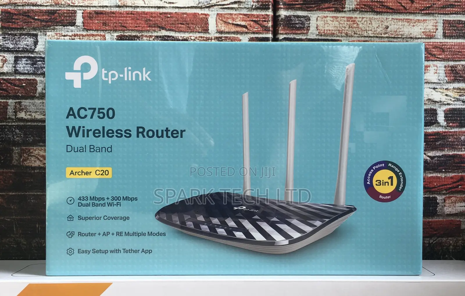 TPLINK AC750 Wireless Dual Band Router