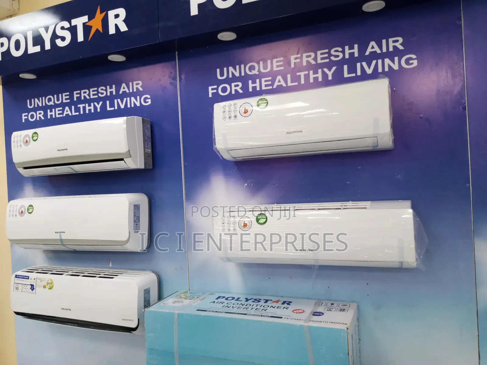 Polystar 1hp Split Inverter a/C+ Installation Kit