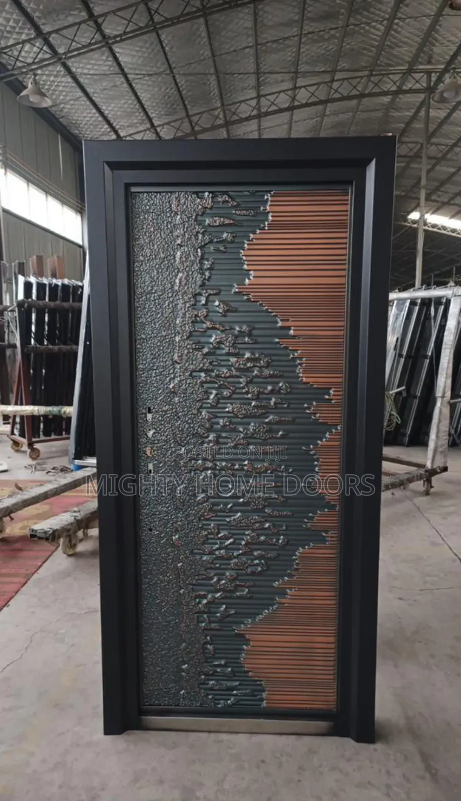 Casted Copper Security Steel Door