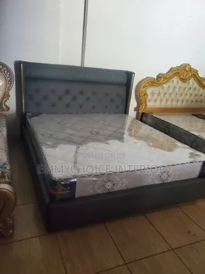 Turkish Bed Frame With Authorpedic Mattress