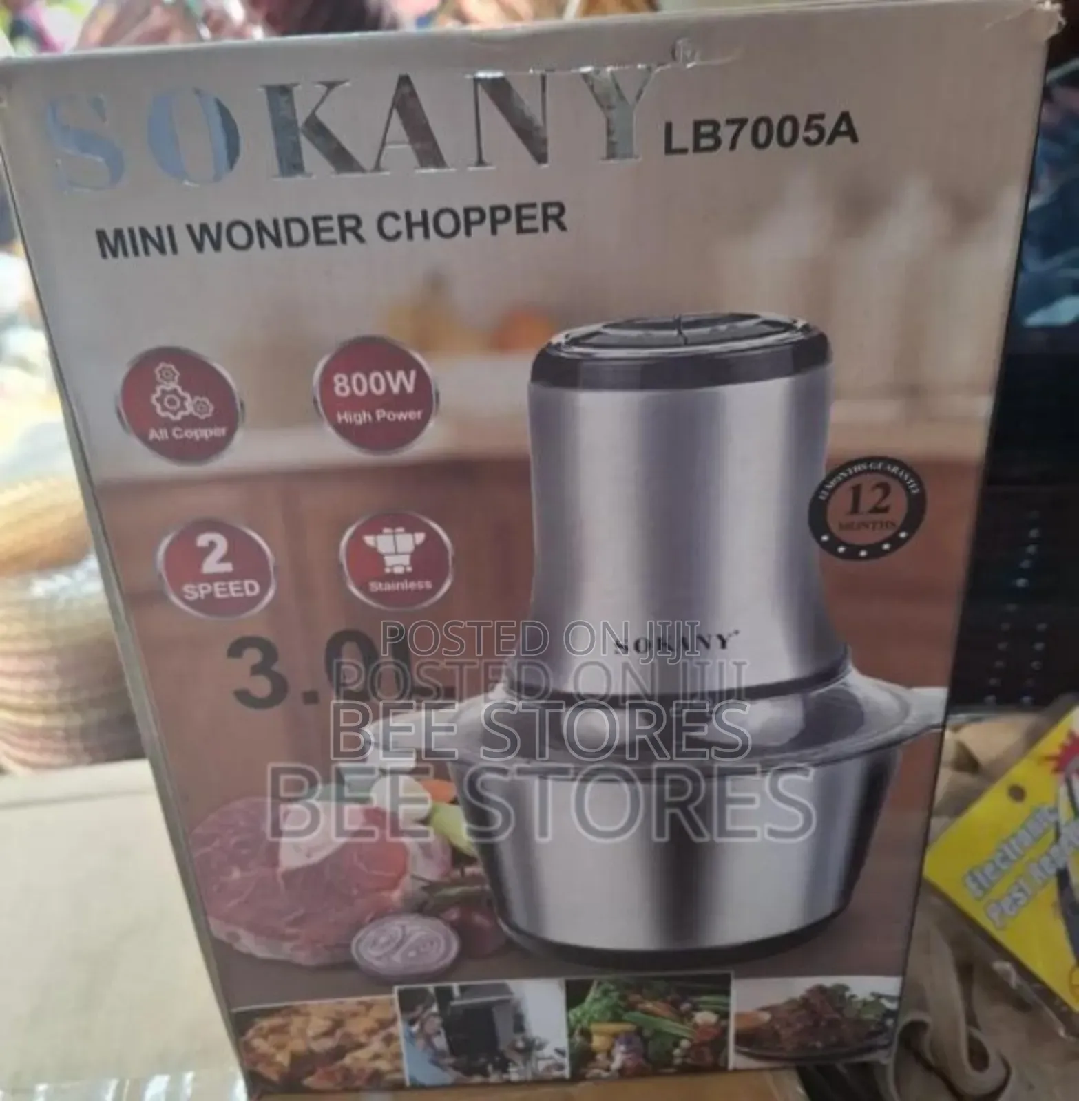 Sokany 3lts Yam Pounder Food Processor