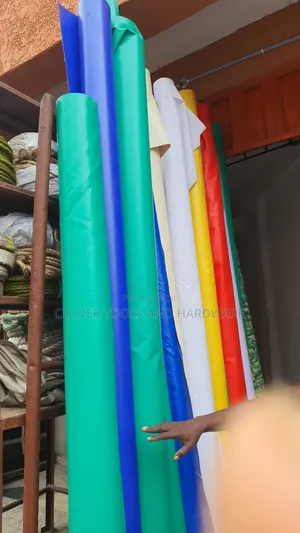 Heavy Duty Waterproof Tarpaulin 3m*50m. Per Yard Available