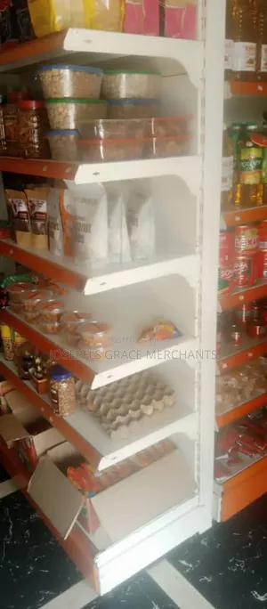 7ft/3ft Supermarket Metal Shelve Single Side.