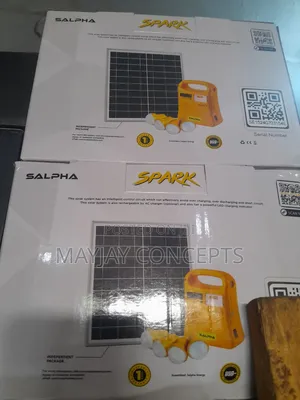 Salpha Spark Solar Lighting Kit-4bulbs,Radio,MP3 Bluetooth
