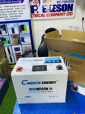 100ah 1.25kwh 12v Lifepo4 Cworth Lithium Battery