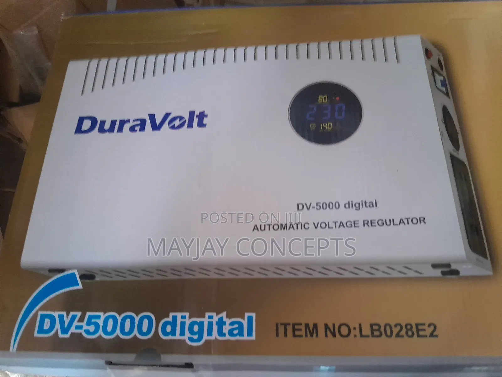Duravolt 5000va Digital Wall Stabilizer for Ac,Freezers