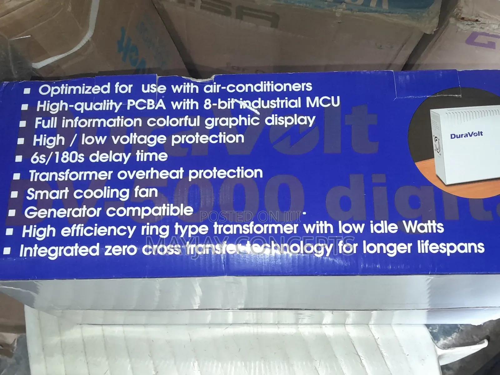 Duravolt 5000va Digital Wall Stabilizer for Ac,Freezers