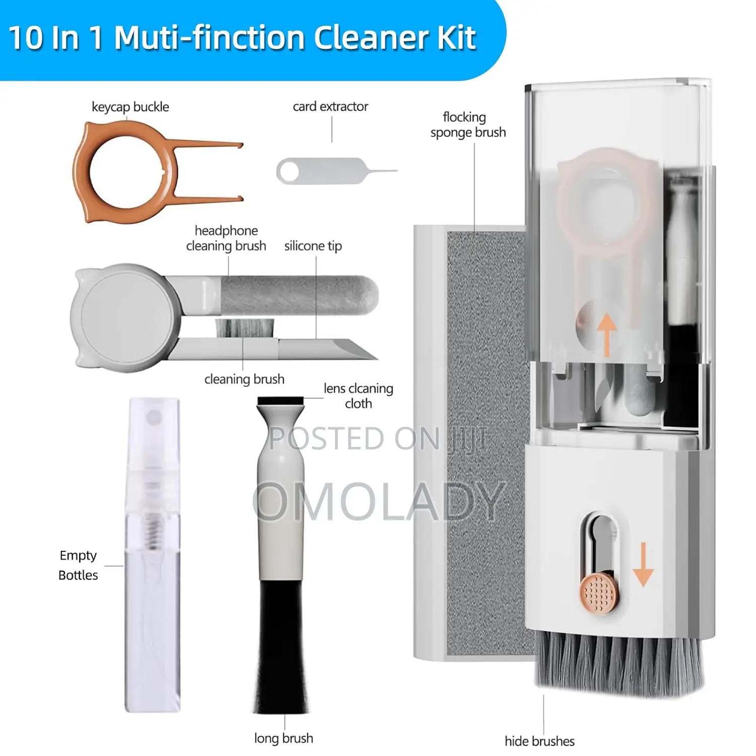 10in1 Cleaner Kit Screen Keyboard Cleaning Brush