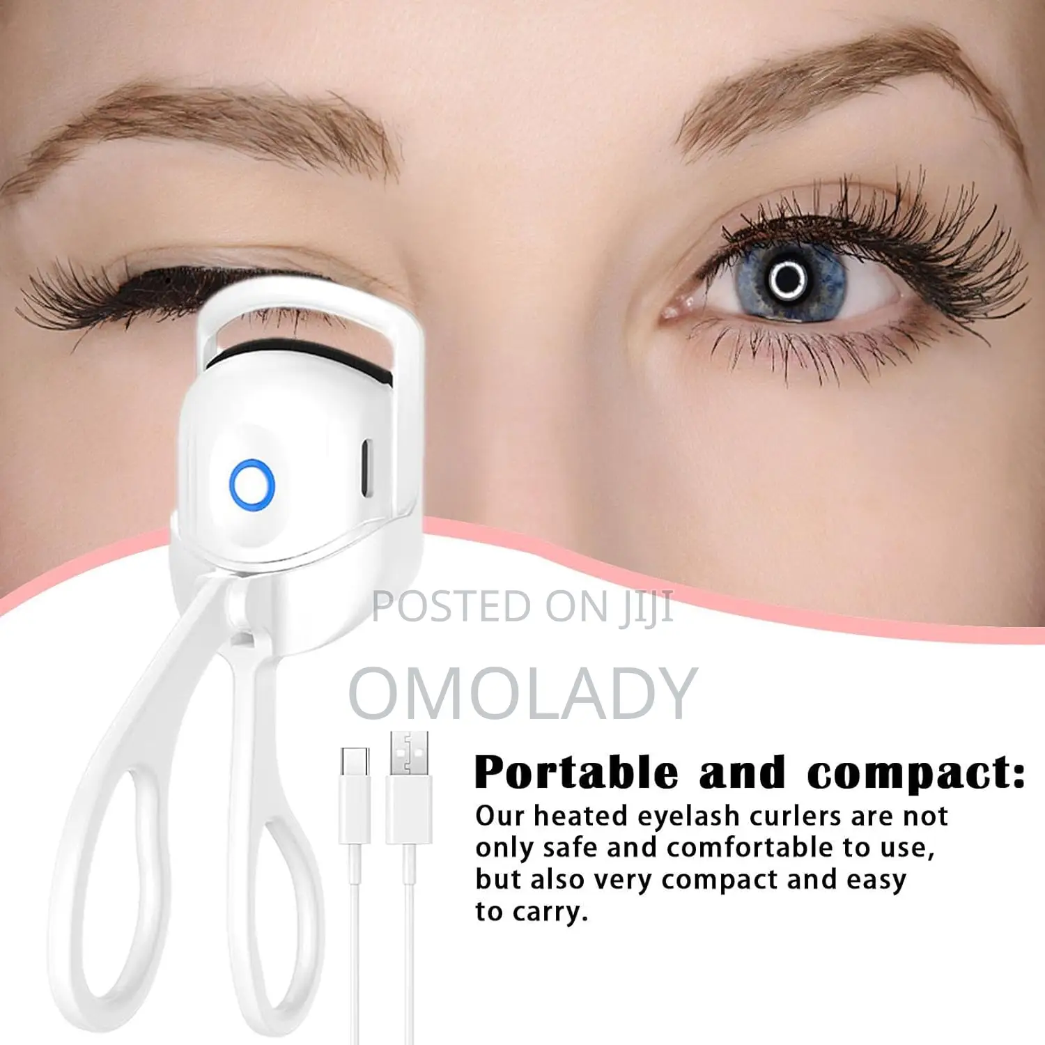 Heated Eyelash Curler Electric Rechargeable USB