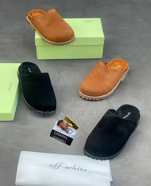 New  Inn Latest Off White Half Shoe
