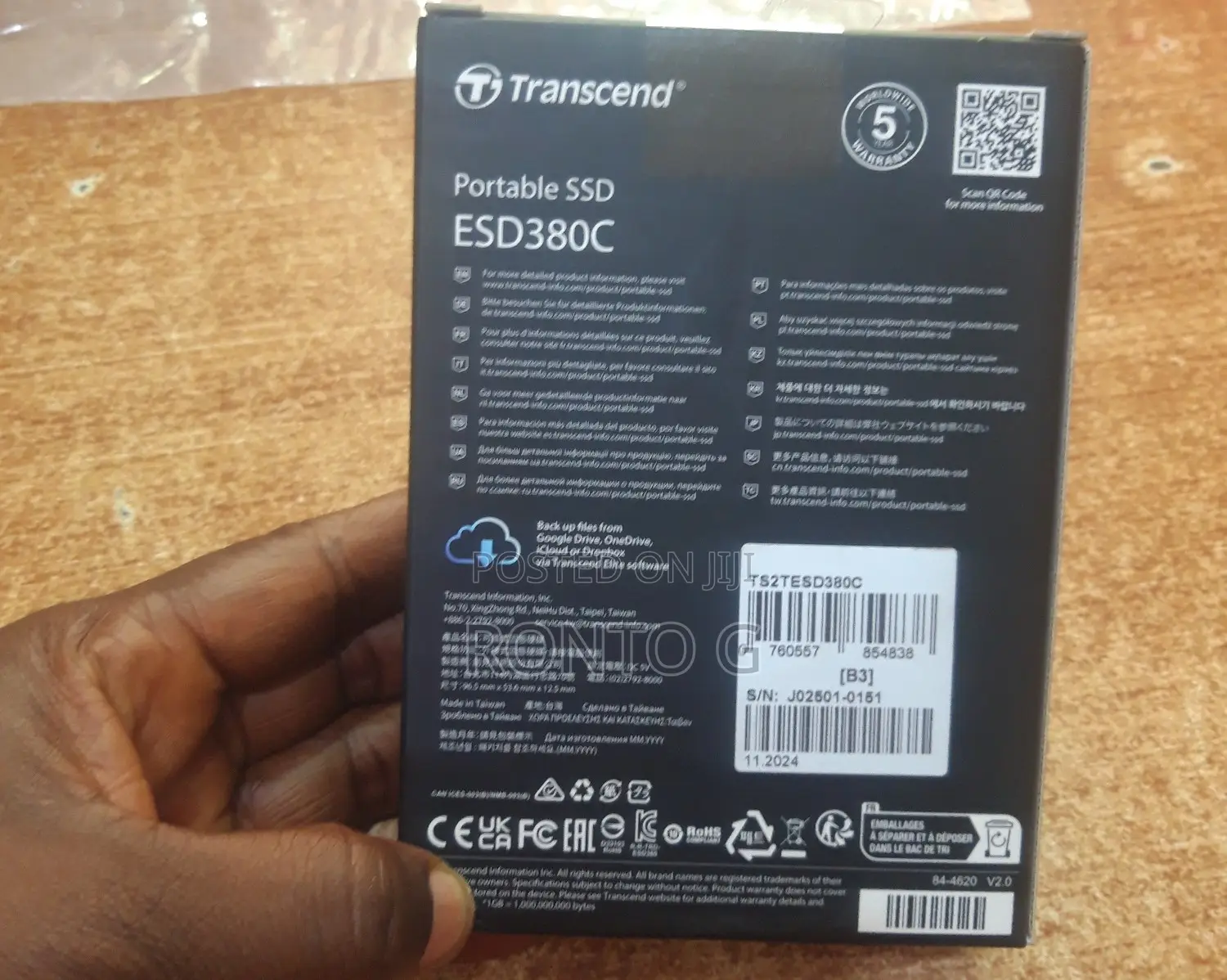 2tb SSD Transcend External SSD