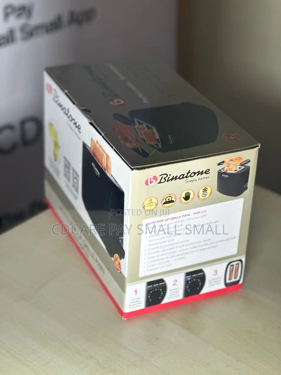 Pay Small Small Binatone Two Slice Toaster On Cdcare.App