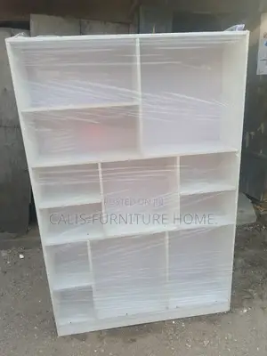 6ft X 4ft Book Shelf (White Color)