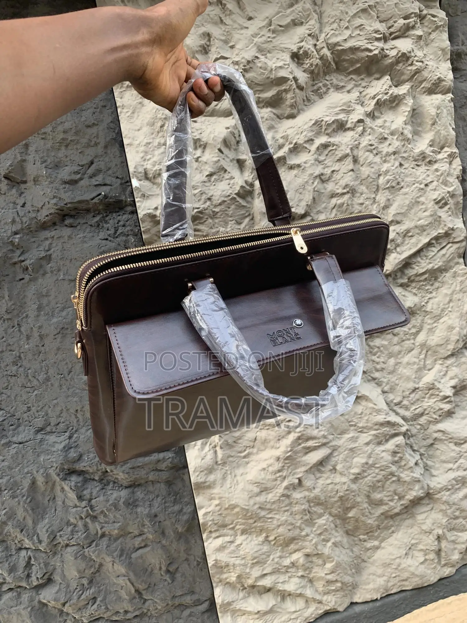Brown Leather Laptop Bag