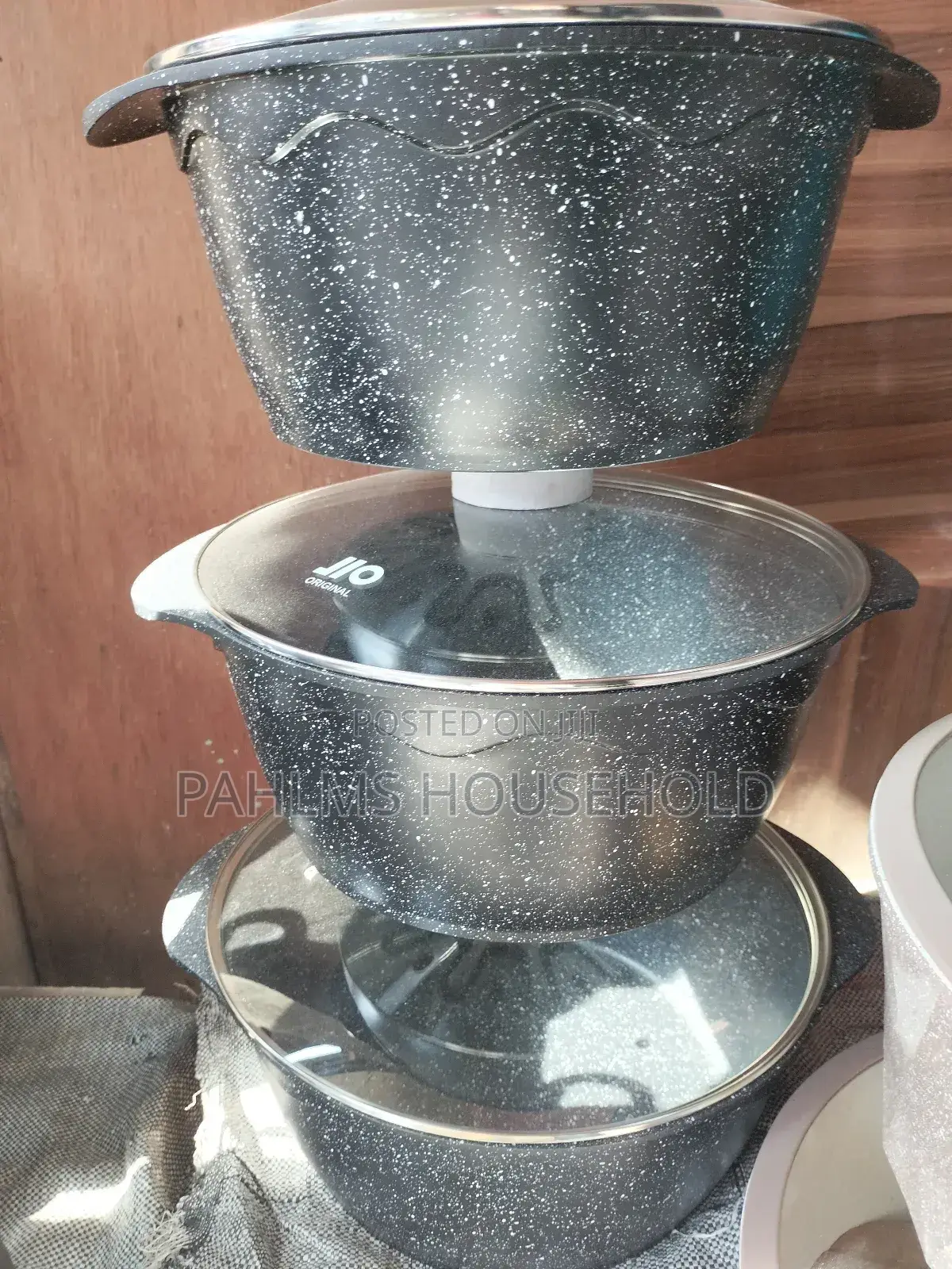 3-Set Family Sized Nonstick Pots