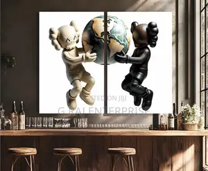 2sets Kaws Holding World Artwork Same Day Delivery