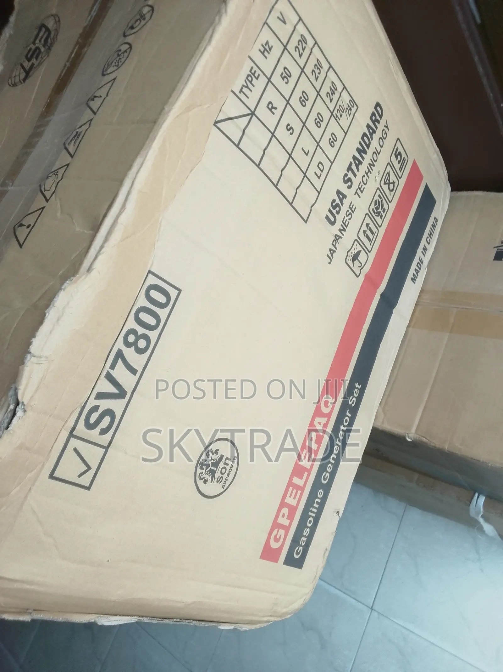 Authentic Sv7800 Generator ( Manual)Gp 2.5