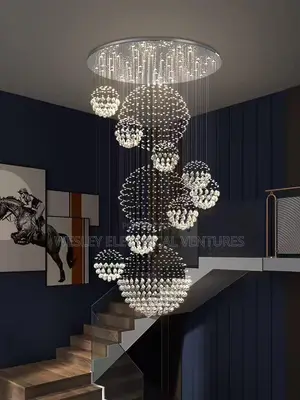 7ft Rain Drop Crystal Chandelier Light