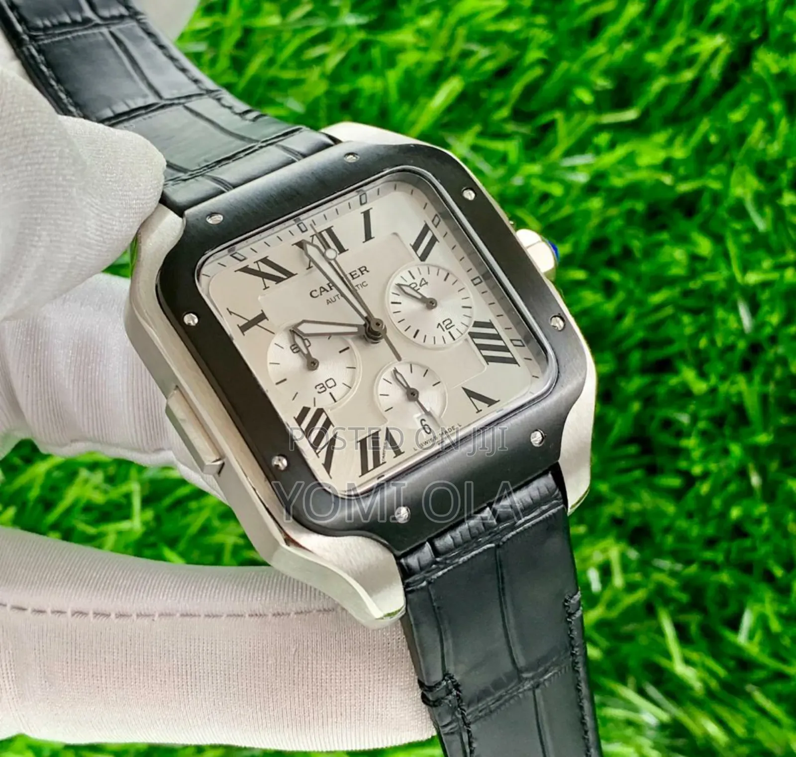 Cartier Chronograph White Dial Men Watch