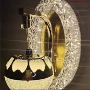 Gold Frame Wall Bracket With White and Warm White Lights