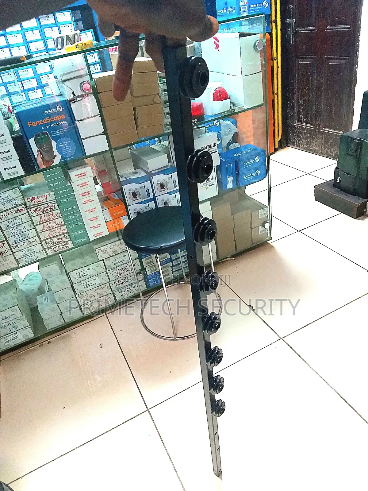 Security Nemtek Galvanized Fence Pole