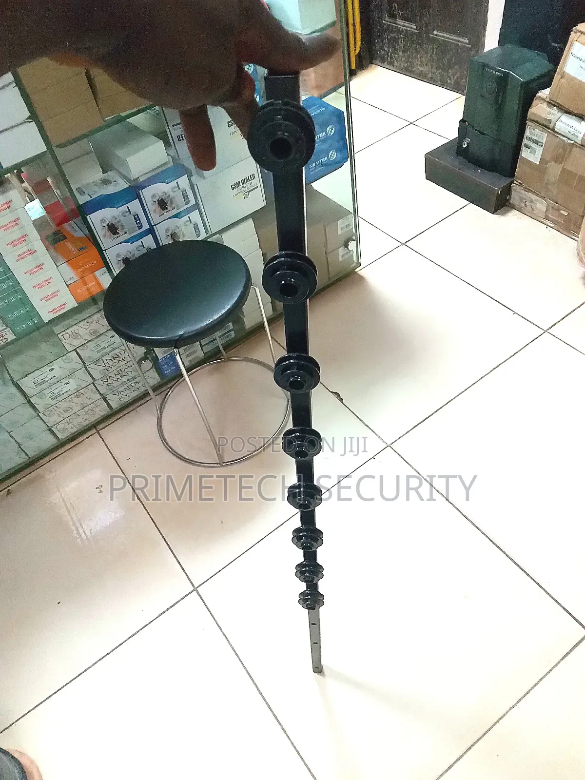 Security Nemtek Galvanized Fence Pole
