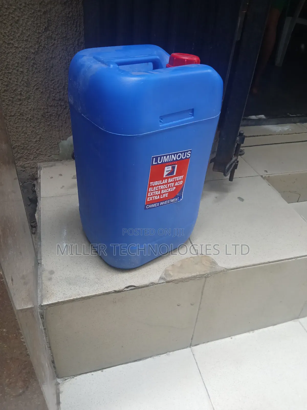 Electrolyte Water for Tubular Battery, Now Available
