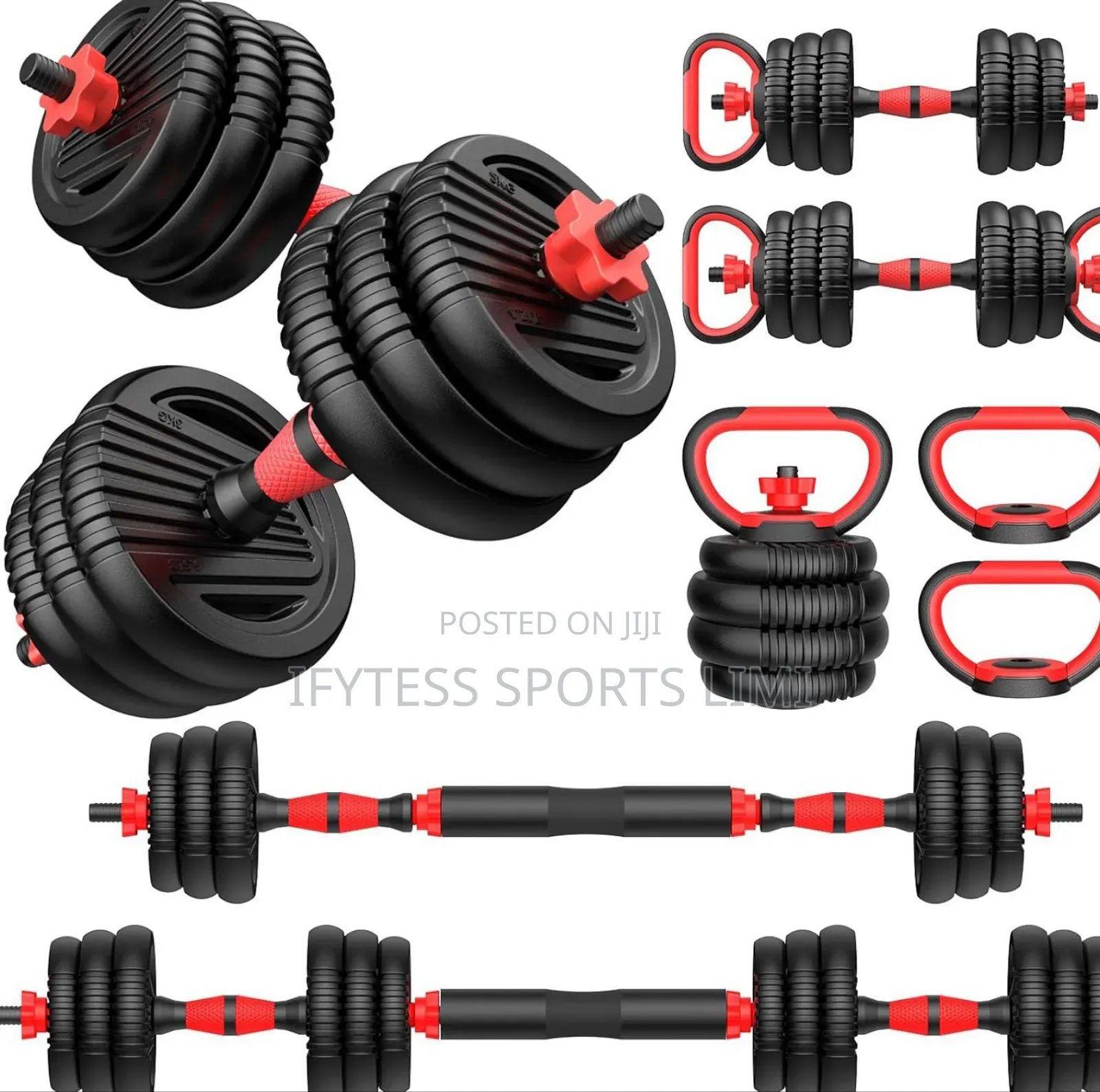 40kg Environmental Dumbbell With Barbell Kettlebell Handle