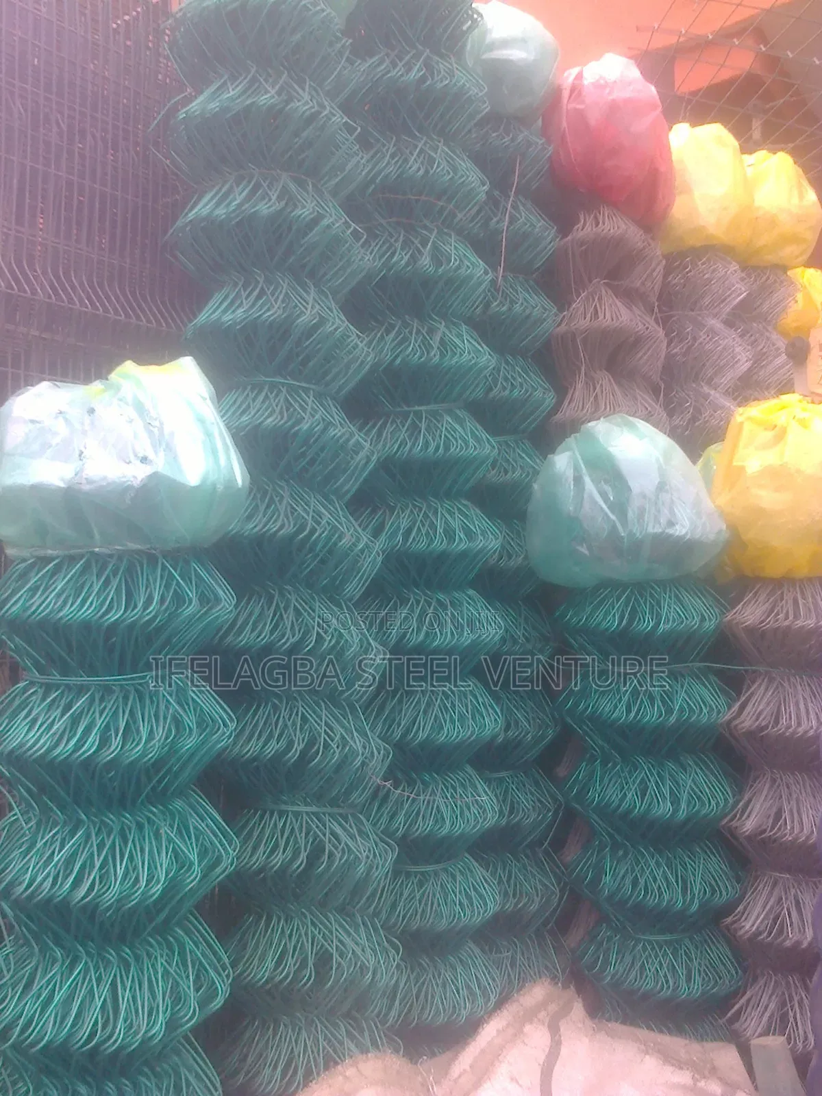 Coated Wire and Construction Materials