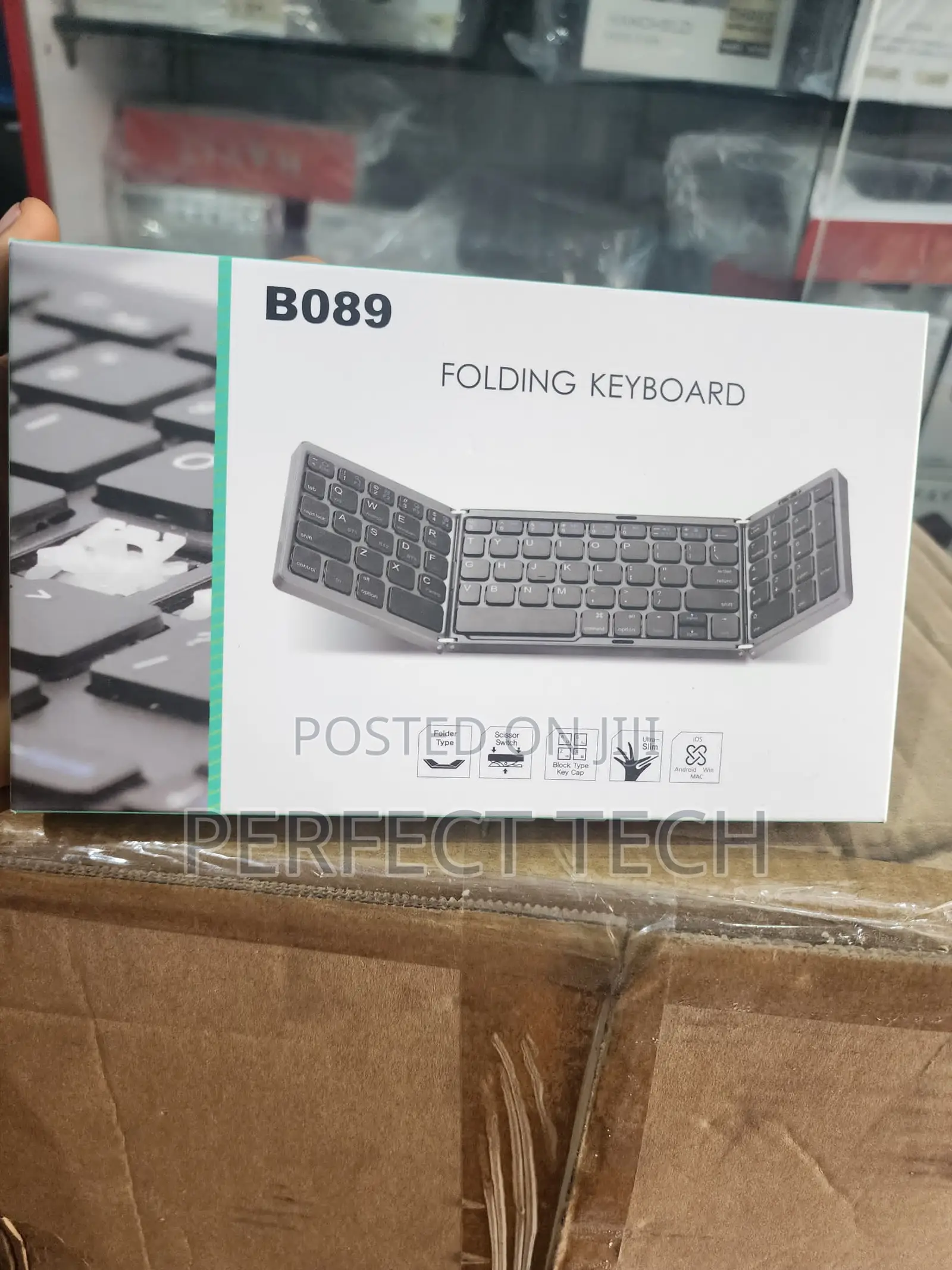 B089 Folding Blutooth Rechargeable Keyboard