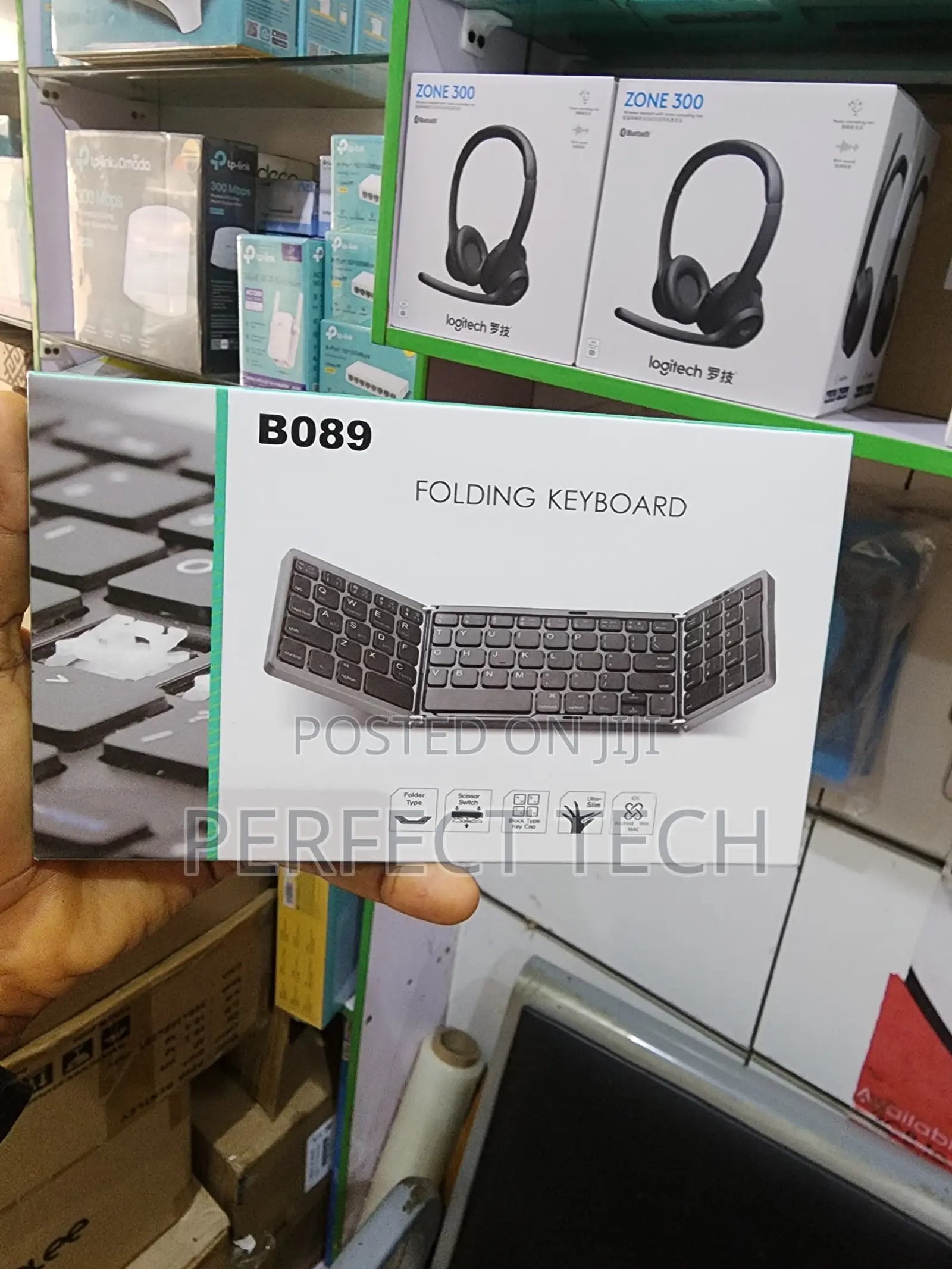 B089 Folding Blutooth Rechargeable Keyboard