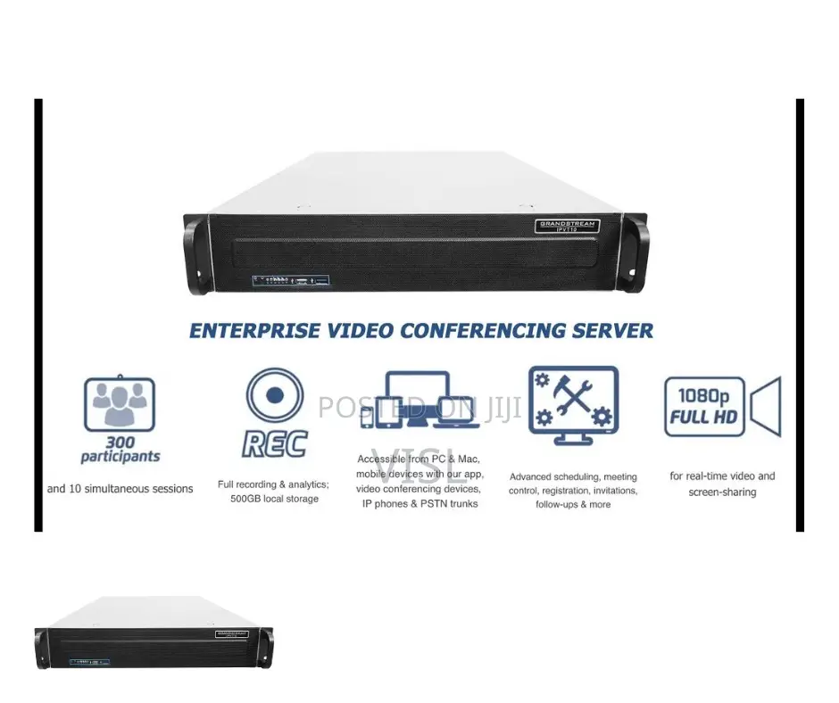 Grandstream IPVT10 Enterprise Video Conferencing Server