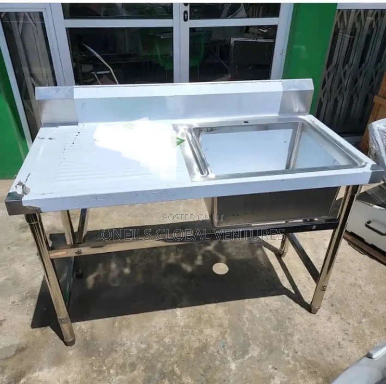 Single Bowl Kitchen Sink With Side
