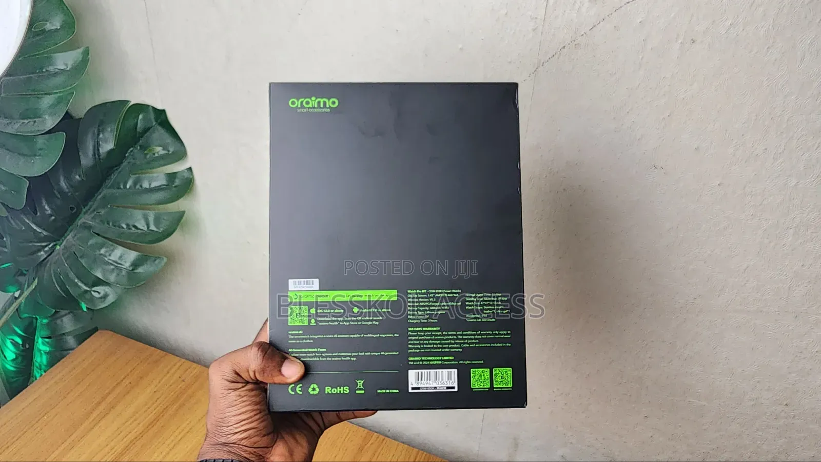 Oraimo Watch Pro Nt 1.43" Amoled Ai Powered Smart Watch