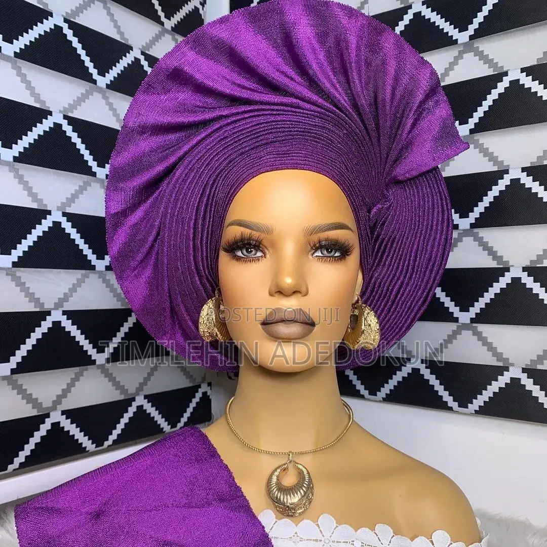 Aso-oke Autogele For Nigerian Bride